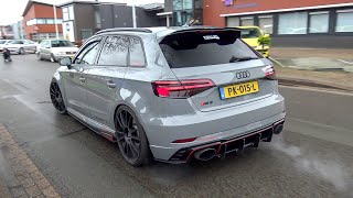 530HP Stage 2 Audi RS3 8V Sportback with Milltek Exhaust  LOUD Accelerations amp Revs [upl. by Barthold]