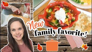 Everybody went back for seconds  NEW Twisted Taco Soup Recipe  Southern Cooking VLOG [upl. by Joy]