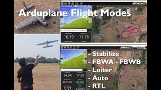 Beginners Tutorial Arduplane Flight Modes [upl. by Banyaz]