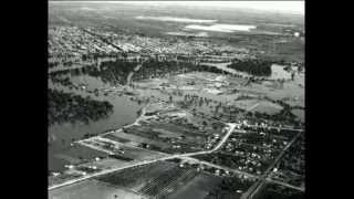 Mildura 1956 Murray River Floods [upl. by Sirtaeb]