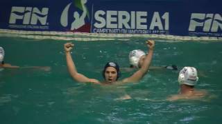 TUTTI I GOL DI ROMA VIS NOVA  SS LAZIO NUOTO 68 21 A1 20162017 [upl. by Eelegna]