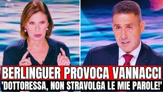 VANNACCI RISPONDE DURAMENTE ALLE DOMANDE PUNGENTI DI BIANCA BERLINGUER [upl. by Mellman]