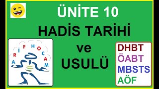 HADIS TARIHI ve USULU  UNITE 10  MÜTEVATİRAHADZAYIF ve MEVZU HADİSLER [upl. by Ohcirej556]