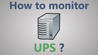 How to monitor UPS parameters via SNMP protocol [upl. by Novyad]