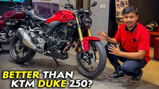 2024 Honda CB300R Review  Better Than KTM Duke 250 [upl. by Townshend719]