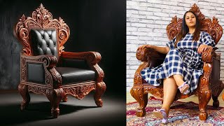 Solid Teakwood Masterpiece Chairs with Intricate HandCarving  Factory Price Deals chairs aarsun [upl. by Spearman]