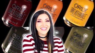 Orly Spice It Up Fall Winter 2023 Breathable Nail Polish Swatches  KELLI MARISSA [upl. by Joscelin]