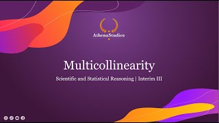 Multicollinearity  Scientific and Statistical Reasoning III  UvA PSY [upl. by Julio]