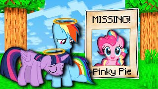 Angel My Little Pony Find Pinkie Pie in Minecraft [upl. by Ilsa]