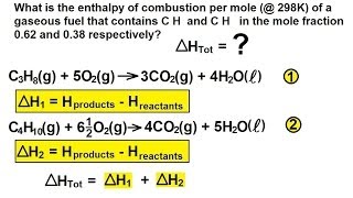 Chemistry  Thermochemistry 7 of 37 Enthalpy Example 3 Combustion of Propane [upl. by Nirek]