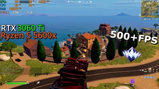 Fortnite Chapter 5  RTX 3060 Ti  Ryzen 5 5600x 🤩SMOOTH🤩 Ranked fights solo  1980x1080  500FPS [upl. by Wendin]