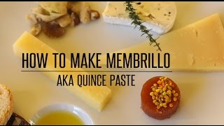 How to Make Membrillo Quince Paste  Easy Recipe Tutorial [upl. by Elish]