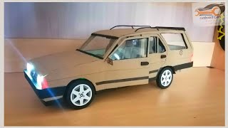 🔥 Kartondan Tofaş Kartal Yapımı 🔥 How to make cardboard car Kartondan Araba [upl. by Abekam]