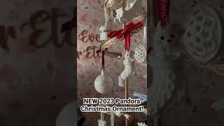 New 2023 Pandora Christmas Ornament… how cute is this mouse in a stocking pandoracollection [upl. by Suirtimid]