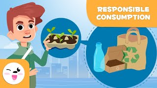 Responsible Consumption for Kids  The 3R Principle Reduce Reuse and Recycle [upl. by Ellenij]