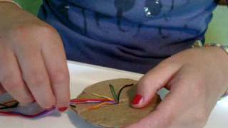 How to make a circle friendship bracelet [upl. by Attekahs]