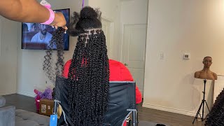 PASSION TWISTS TUTORIAL ON 4C Natural Hair  SUPER EASY PASSION TWIST TUTORIAL Passiontwist [upl. by Gurevich]