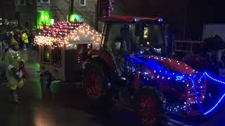 Linesville Lighted Tractor Parade 2018 [upl. by Deeas]