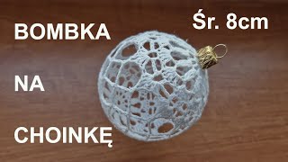 Bombka na choinkę Christmas tree bauble Adorno de árbol de Navidad Średnica 8 cm [upl. by De Witt]