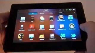 BlackBerry PlayBook Review  tabletnewscom [upl. by Noella191]