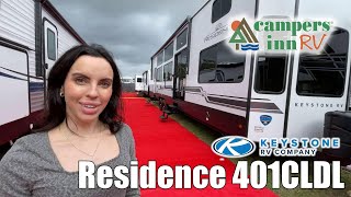 Keystone RVResidence401CLDL  by Campers Inn RV – The RVer’s Trusted Resource [upl. by Katherine720]