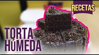 TORTA HÚMEDA DE CHOCOLATE  RECETA ¡FÁCIL RÁPIDA Y ECONÓMICA [upl. by Phila]