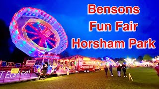 Bensons Fun Fair Horsham Park Vlog 15th May 2021 [upl. by Rachel]