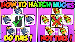 HOW TO HATCH HUGE PETS FAST in PET SIMULATOR 99 Roblox [upl. by Macfarlane]