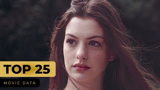 ANNE HATHAWAY MOVIES  TOP 25 [upl. by Aihsak]