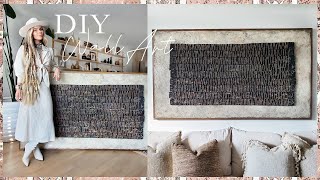 DIY CONCRETE WALL ART [upl. by Eelarak196]