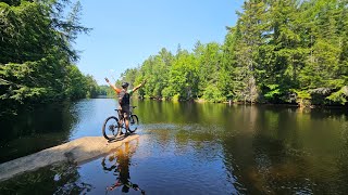 New Trails day \ Curly  Larry amp Moe  Triple Crown  Mountain Biking BRMC shorts [upl. by Akkahs]