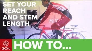 How To Perform A Bike Fit  Reach And Stem Length For Road Cycling [upl. by Assilak]