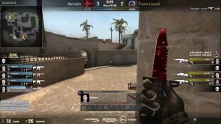 CSGO eSports Elite Series Dev1ce Device Full Gameplay MIRAGE Atlanta 2017 Astralis vs Liquid [upl. by Cusick533]