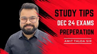 Study Tips for CS Dec 24 Preparation by Amit Talda Sir [upl. by Jean100]