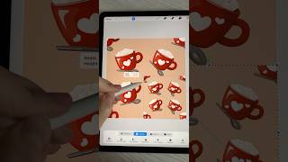 Easy Procreate Tutorials for Beginners art pattern procreate christmas tablet howtodraw [upl. by Brianna]