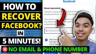 How to Recover Facebook Account Without Email and Phone Number 2024 l FACEBOOK RECOVERY 2024 [upl. by Carmela]