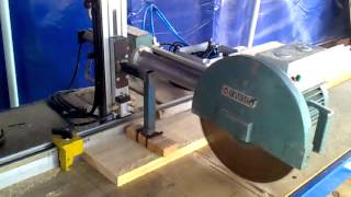 Automated Radial Arm Saw [upl. by Oderfodog]