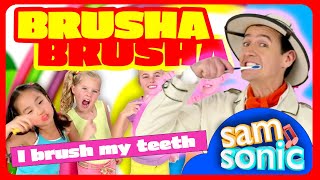 SamSonic quotGetting Ready For My Dayquot BRUSHA BRUSHA  Teeth Brushing Song [upl. by Ahsilaf]