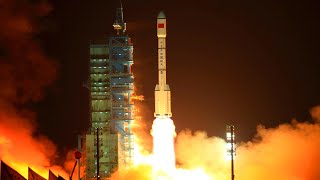 Watch the 2011 launch of crashed Chinese space station Tiangong1 [upl. by Jena711]