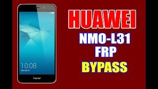 HUAWEI NMO L31 FRP BYPASS NO PCNO USBmalekkhan [upl. by Aicirtak426]