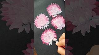 Soft pink flowers 🩷❤️  One Stroke flower shortvideo flowers shortsfeed shorts [upl. by Esidarap]