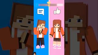 🎶 singing challenge Minecraft BOYS 👦 🆚 GIRLS 👧  funny Animation 😨 minecraft [upl. by Aicenert]