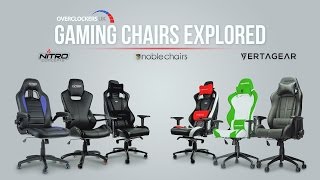 Gaming Chairs Explored  Whats right for you [upl. by Bidget]