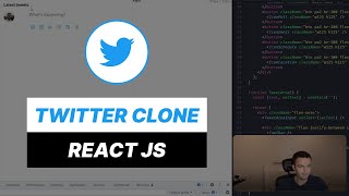 Building a twitter clone with React JS  setting up [upl. by Rebmac692]