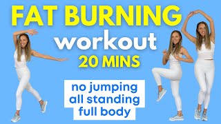 20 Minute Full Body Workout  No Jumping with Weight Loss Exercise [upl. by Swec]