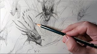 Drawing the Mythical Hydra Unveiling the StepbyStep Process [upl. by Ykcor684]