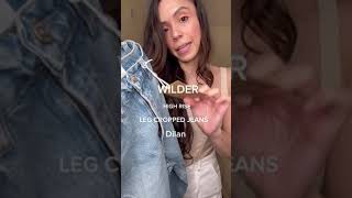 Unboxing from the Reformation  Jeans Try On Haul jeans ootdfashion [upl. by Anawyt]