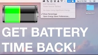 Fix Your MacBooks Battery Time Indicator [upl. by Mehs750]