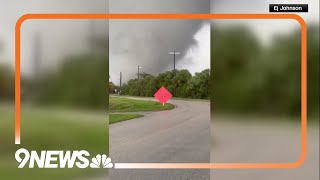 Tornado spotted near Clewiston as Milton hurricane hits Florida [upl. by Leuqcar]