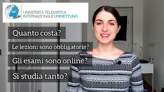 UNIVERSITA TELEMATICA UNINETTUNO📚 Laurearsi online lezioni e esami a distanza💻 La mia esperienza🔥 [upl. by Ymmas110]